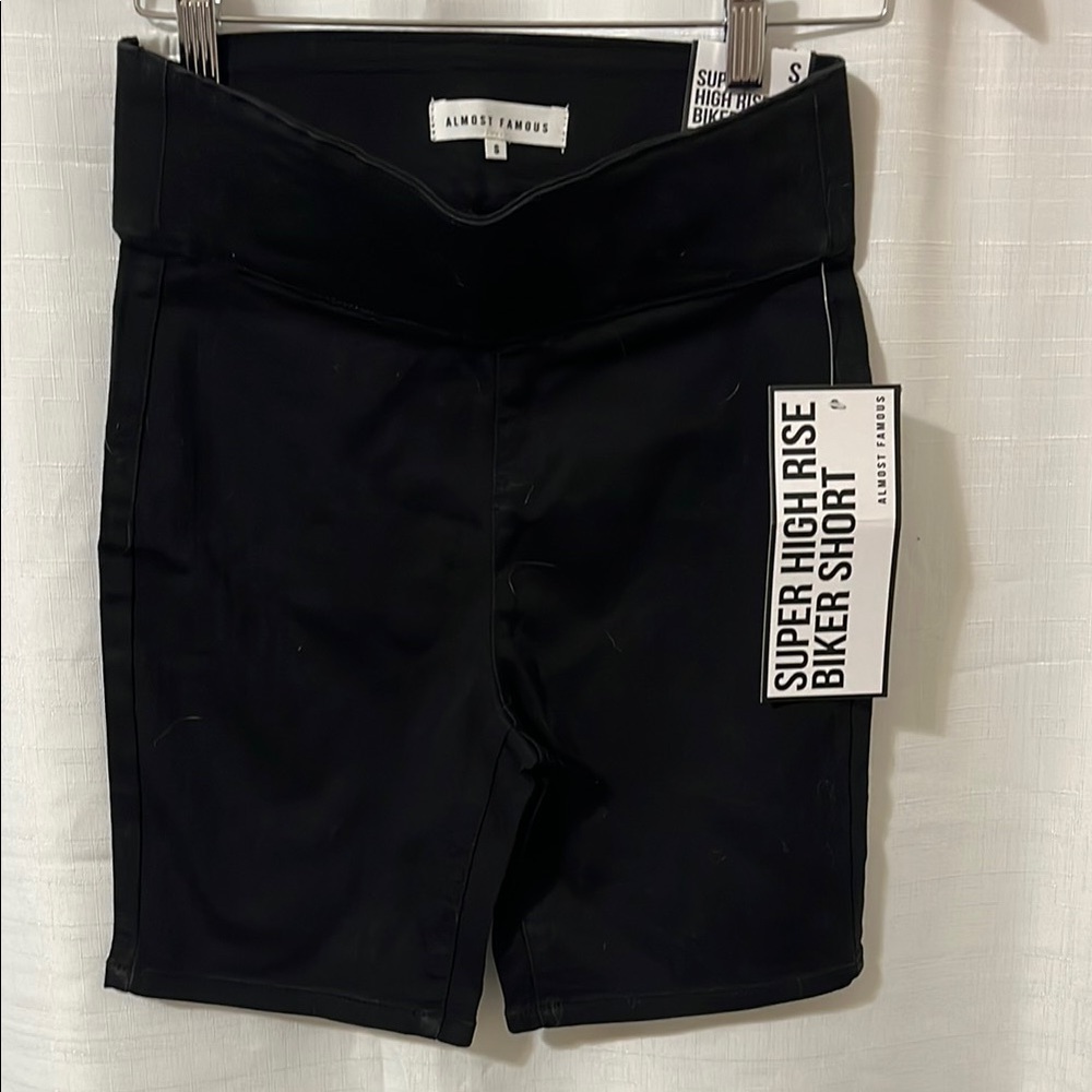 Almost Famous Black Bike Shorts Sleek Comfortable Fit